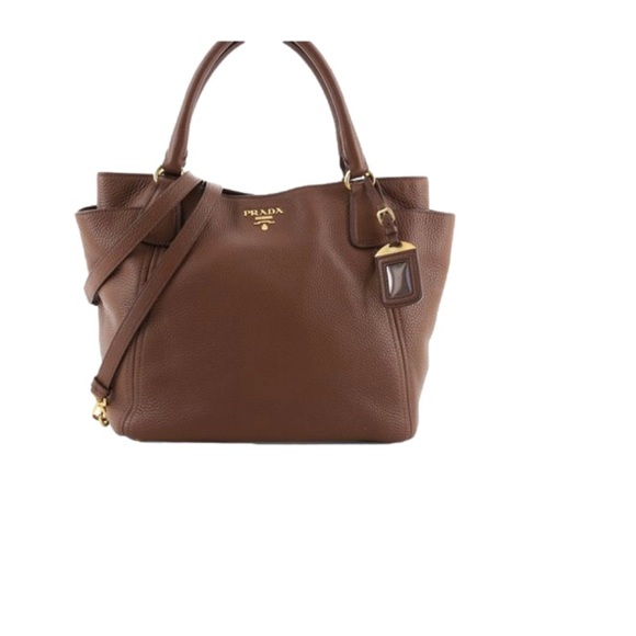 Prada Handbags - PRADA
Sold‼️ on another site donot purchase Vitello Daino Leather Tote crossbody